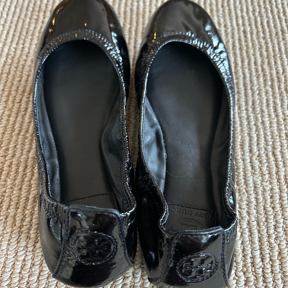 Tory Burch Black Ballet Flats